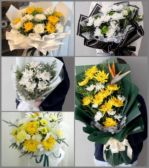 江苏淮安盱眙县古桑街道白事花束代送